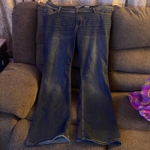 Torrid blue luxe slim boot super stretch. S18T